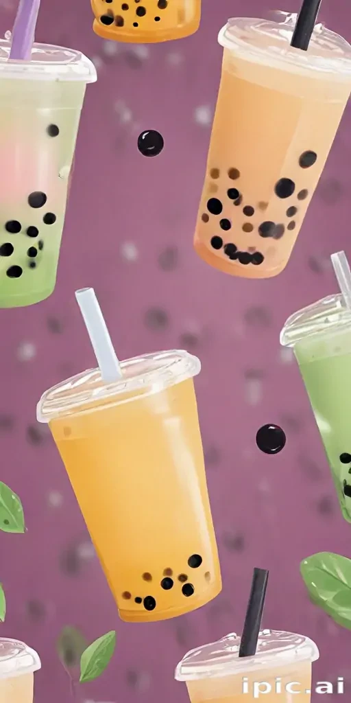 bubble tea background