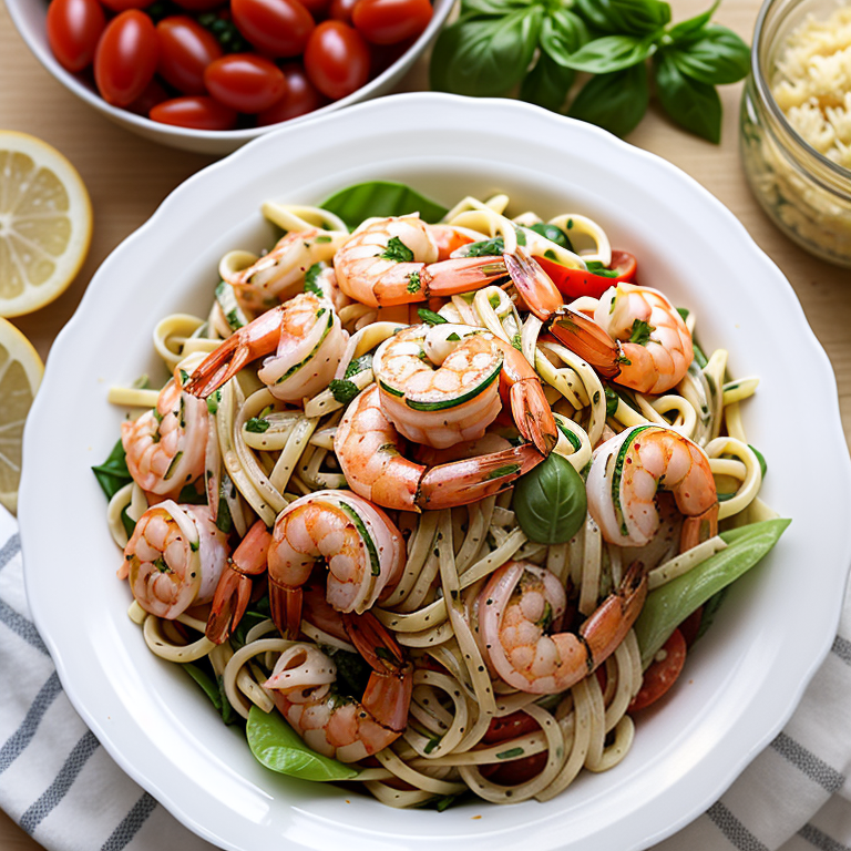 shrimp pasta salad italian dressing