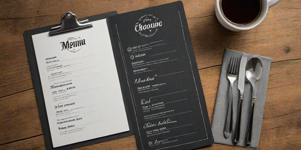 menu mockup free