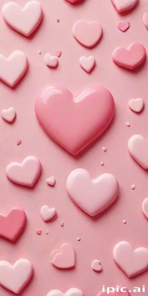 aesthetic pink valentines wallpaper