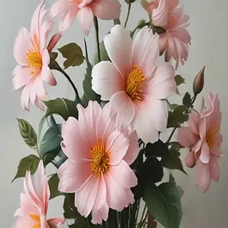 aesthetic flower painting