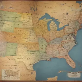 map of united states of america