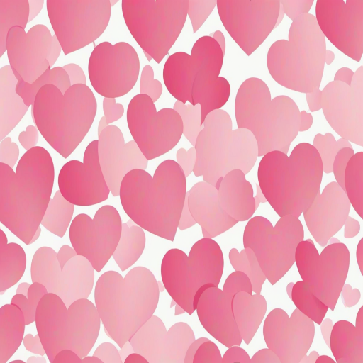 pink heart clipart