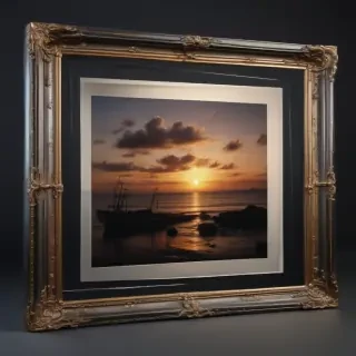 transparent photo frame