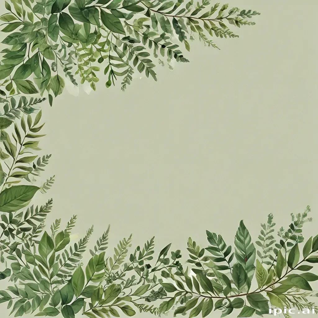 greenery border