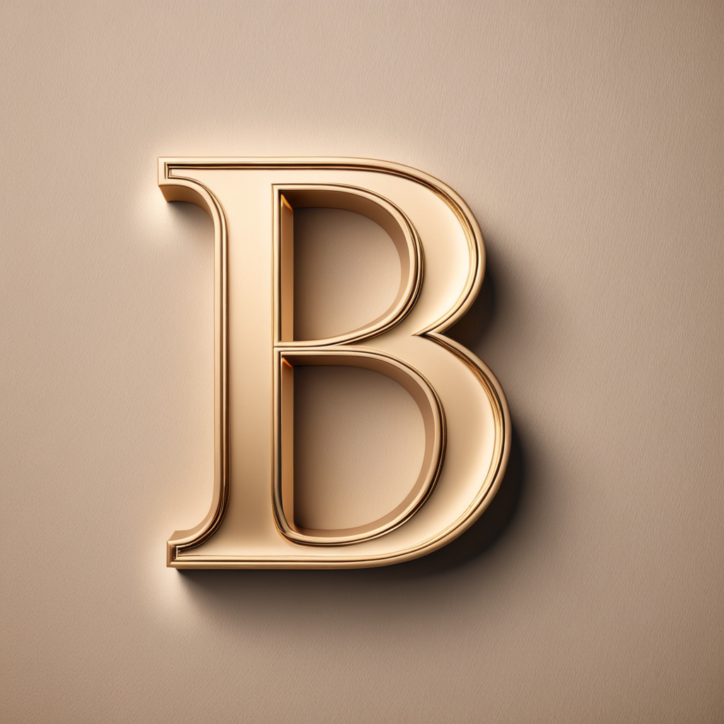 An elegant and elite letter B