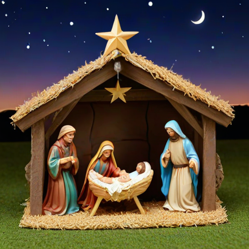free christmas nativity scene