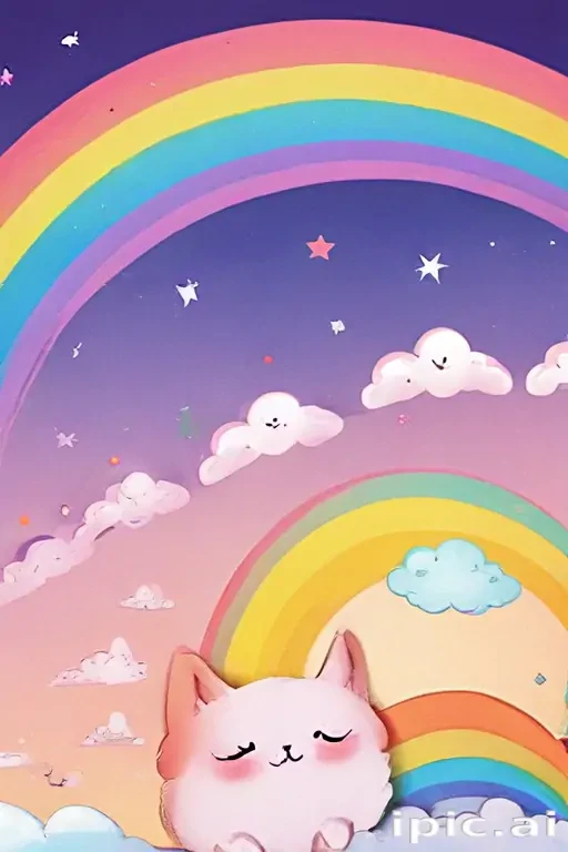 cute rainbow wallpaper