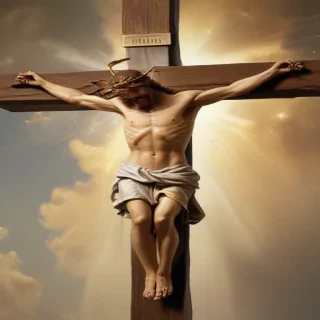pictures of jesus on a cross