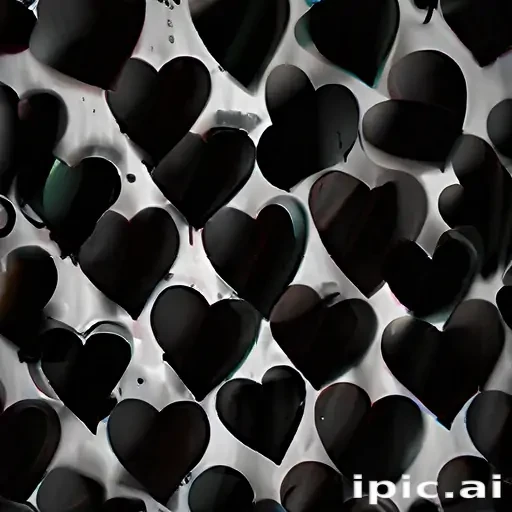 black hearts background
