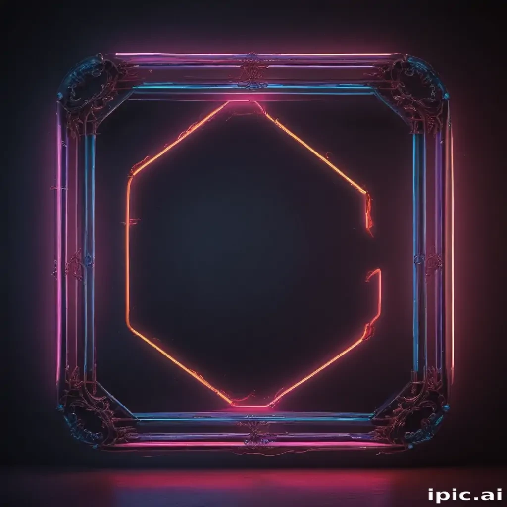 neon frame