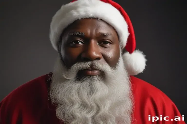 black santa png