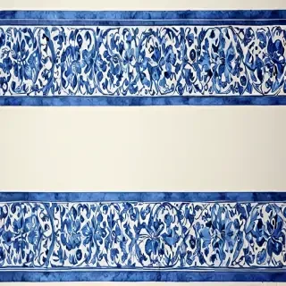 blue border design