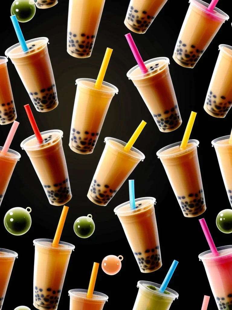 bubble tea background