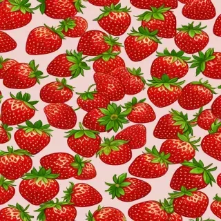 strawberry wallpaper iphone