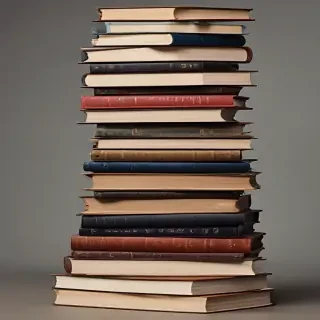 book stack png
