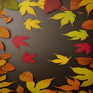 leaves no background