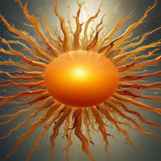 transparent sun