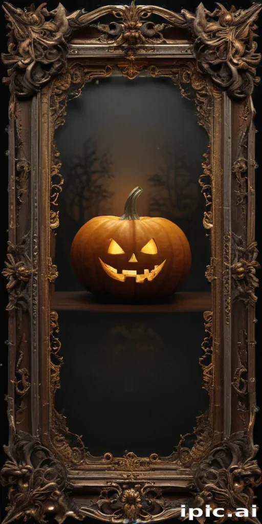 halloween border transparent
