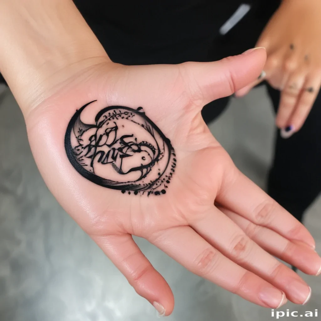 i love you sign language tattoo