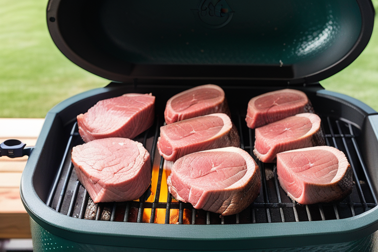 beef tenderloin on big green egg