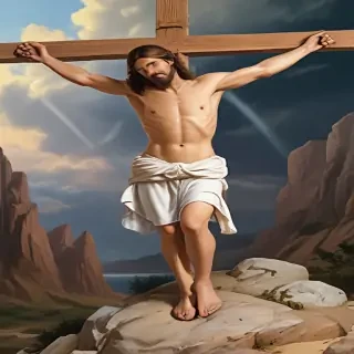 jesus on the cross clipart