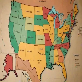us states on a map