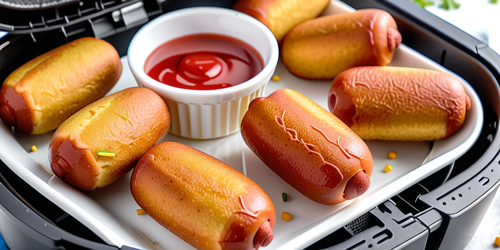 frozen mini corn dogs in air fryer