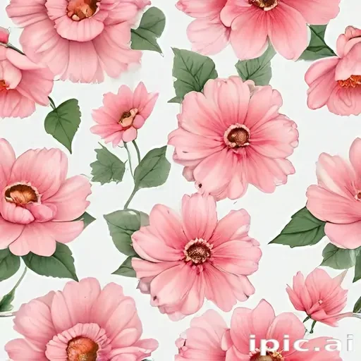 aesthetic flowers transparent