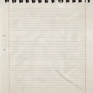 notebook paper png