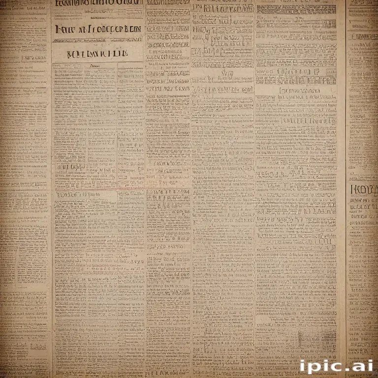old newspaper background