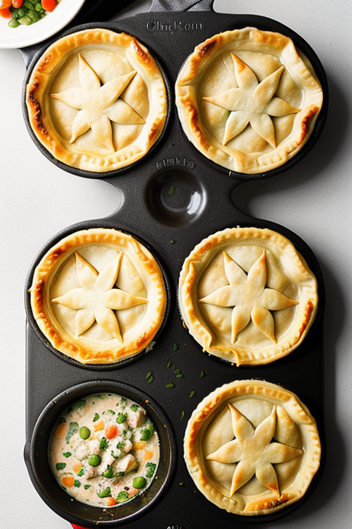 what to serve with mini chicken pot pies