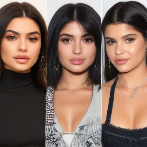 hailey bieber kylie jenner selena gomez