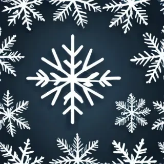 snowflake clipart transparent background