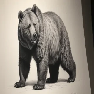 bear drawing