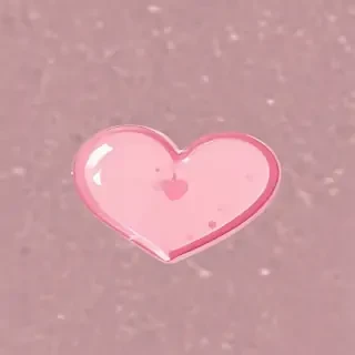 pink heart transparent