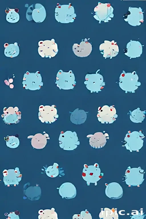 blue cute background