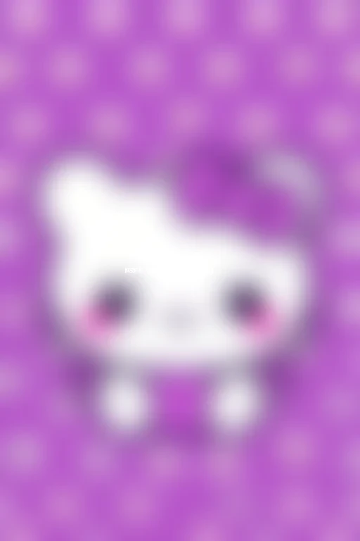 kawaii purple wallpaper