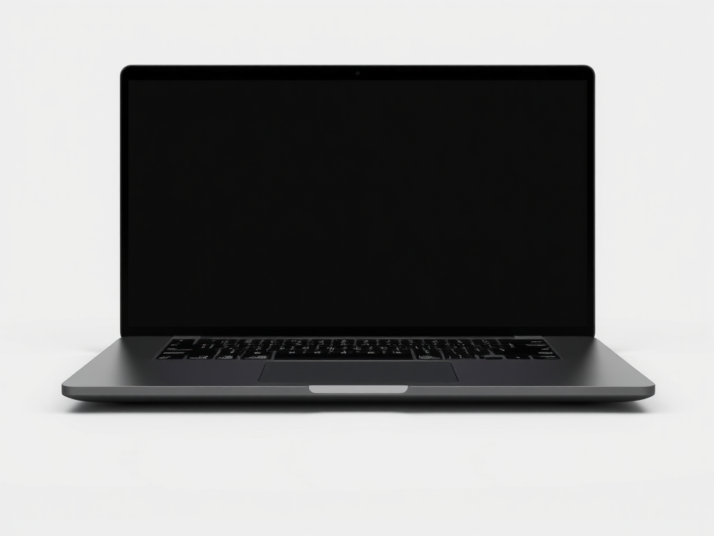 Create a high-resolution vector image of a sleek, modern laptop with a matte finish, positioned at a 45-degree angle to showcase the keyboard and screen, using a Canon EOS 5D Mark IV camera, f/2.8 aperture, 50mm lens, ISO 100, and a soft diffused lighting setup to enhance details and contrast.