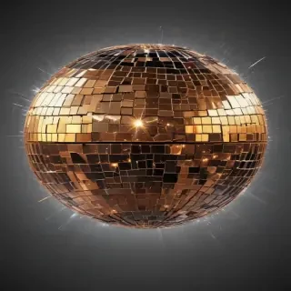 transparent background disco ball png