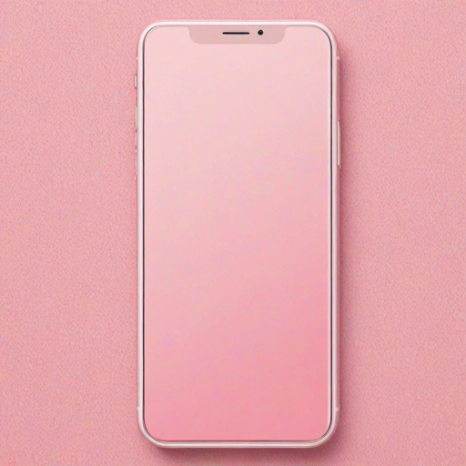 pink home screen