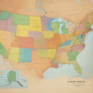 map united states