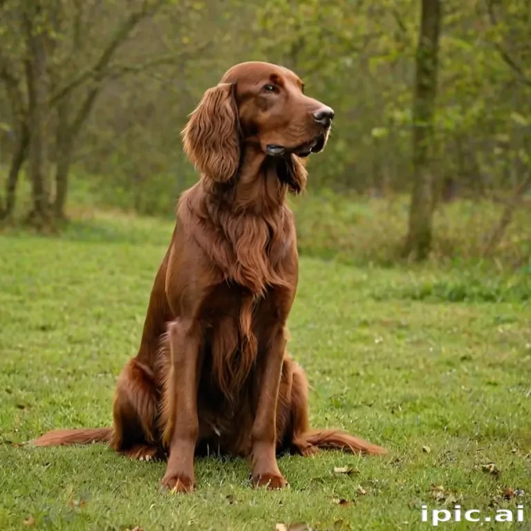 irish setter dog breed