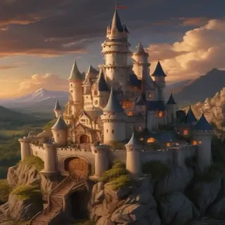 cartoon castle