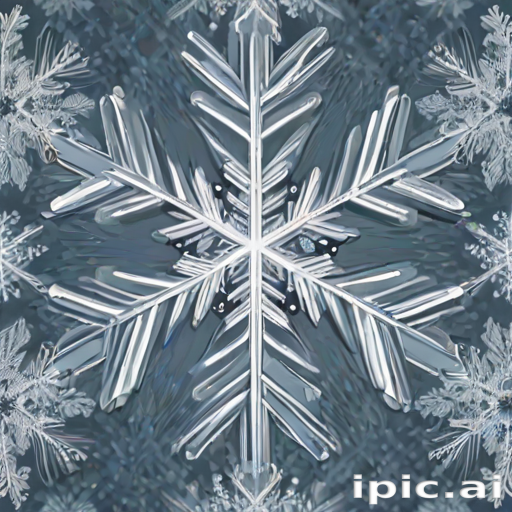 transparent snowflake