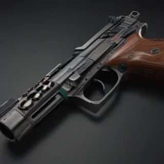gun with no background