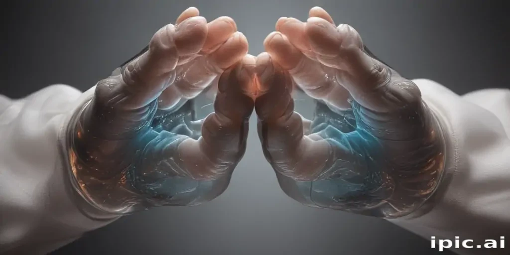 transparent prayer hands