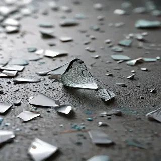 wallpaper broken glass