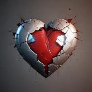 broken heart background