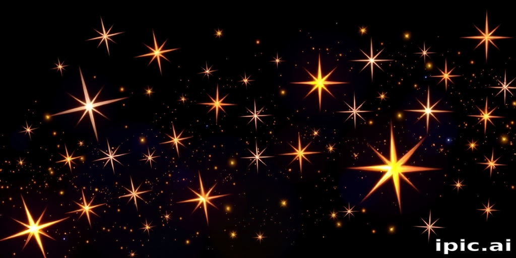 sparkling stars png